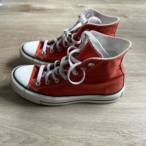 Converse Platform High-Top Burnt-Orange Sneakers